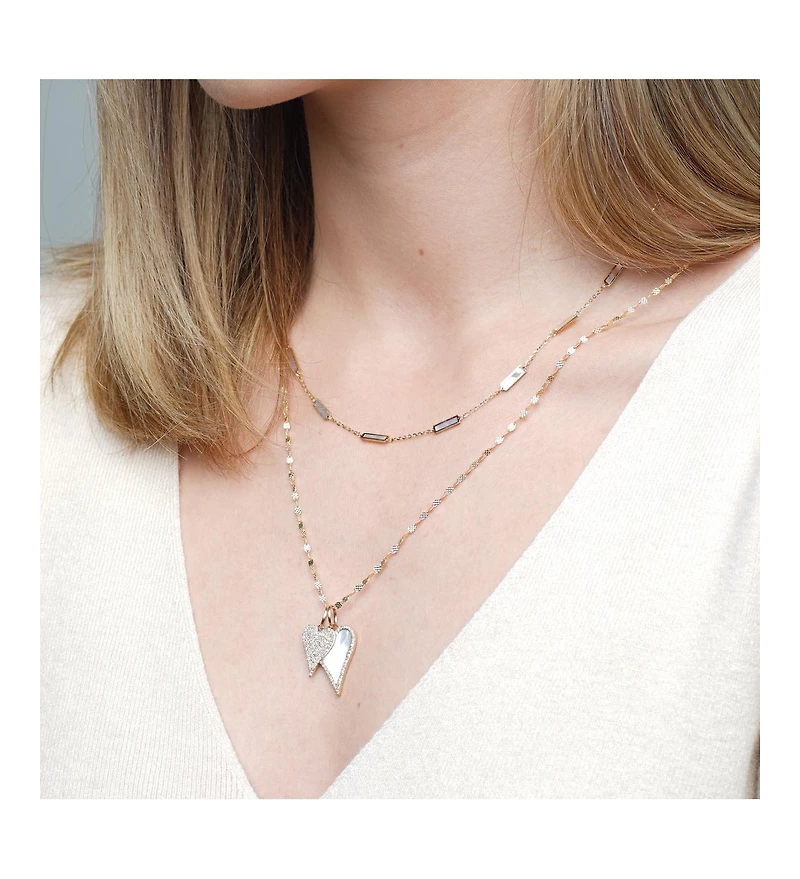 The Lovery Sparkle Chain Necklace 14K Gold 24 inches