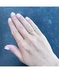 The Lovery Gold Rockstud Ring 14K Gold