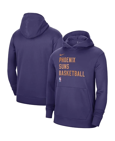 Nike Men's and Women's Purple Phoenix Suns 2023/24 Performance Spotlight On-Court Practice Pullover Hoodie