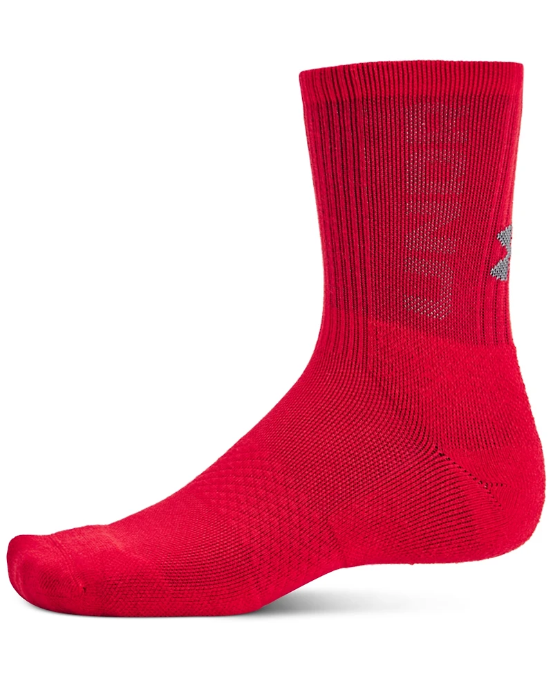 Under Armour Unisex 3-Maker 3-Pk. Moisture-Wicking Mid-Crew Socks