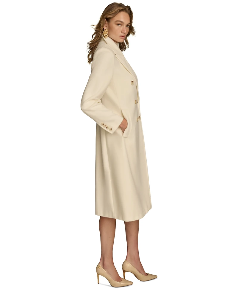 Donna Karan New York Women's Double-Breasted Reefer Coat