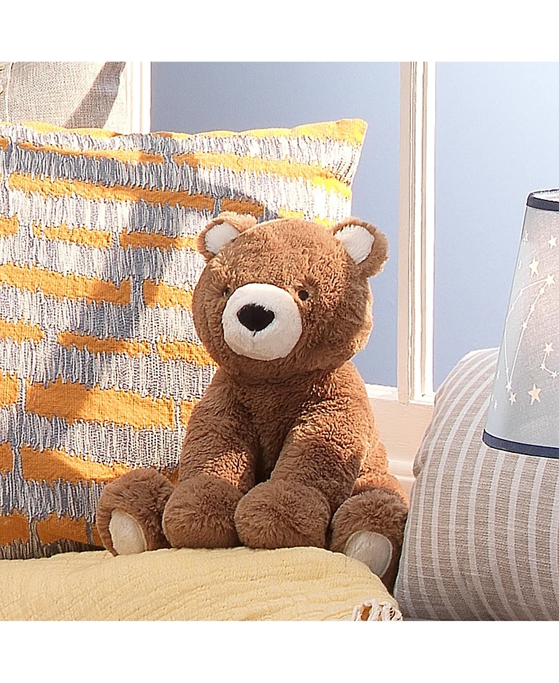 Lambs & Ivy Sierra Sky Brown Plush Bear Stuffed Animal Toy Plushie - Wally
