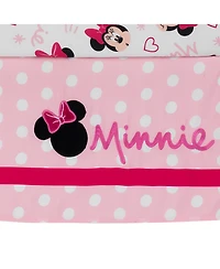 Lambs & Ivy Disney Baby Minnie Mouse Love 3-Piece Pink Nursery Crib Bedding Set