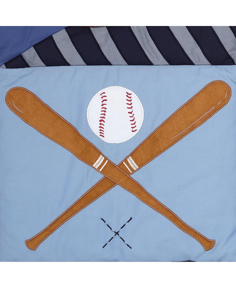 Lambs & Ivy Baby Sports 3-Piece Football/Basketball Baby Crib Bedding Set