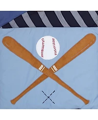 Lambs & Ivy Baby Sports 3-Piece Football/Basketball Baby Crib Bedding Set