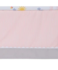 Lambs & Ivy Jazzy Jungle 3-Piece Safari Animals Pink Baby Crib Bedding Set