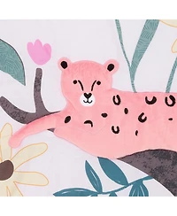 Lambs & Ivy Enchanted Safari Leopard/Lemur Jungle 3-Piece Baby Crib Bedding Set