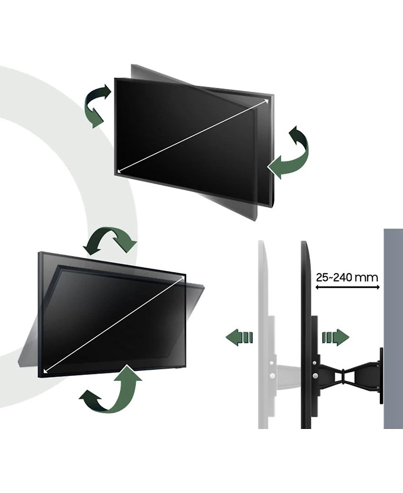 Samsung WMN4277TT 65" & 75" The Terrace Wall Mount Metal