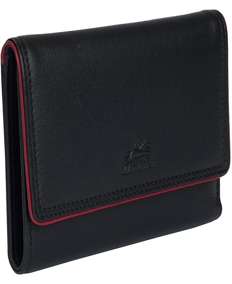 Mancini Women's Sonoma Rfid Secure Clutch Wallet