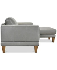 Niebee 2-Pc. Leather Sectional, Created for Macy's