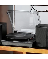 Victrola Montauk Bluetooth Turntable System with Bookshelf Speakers