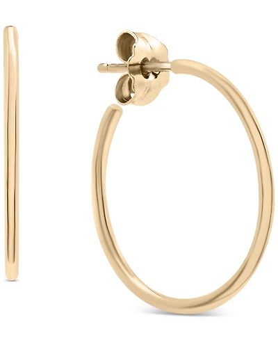 Audrey by Aurate Polished Hoop Earrings in Gold Vermeil, Created for Macy's