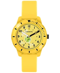 Lacoste Kids Mini Tennis Yellow Silicone Strap Watch 34.5mm