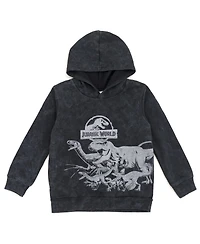 Jurassic World Boys Dinosaur T-Rex Fleece Pullover Hoodie to