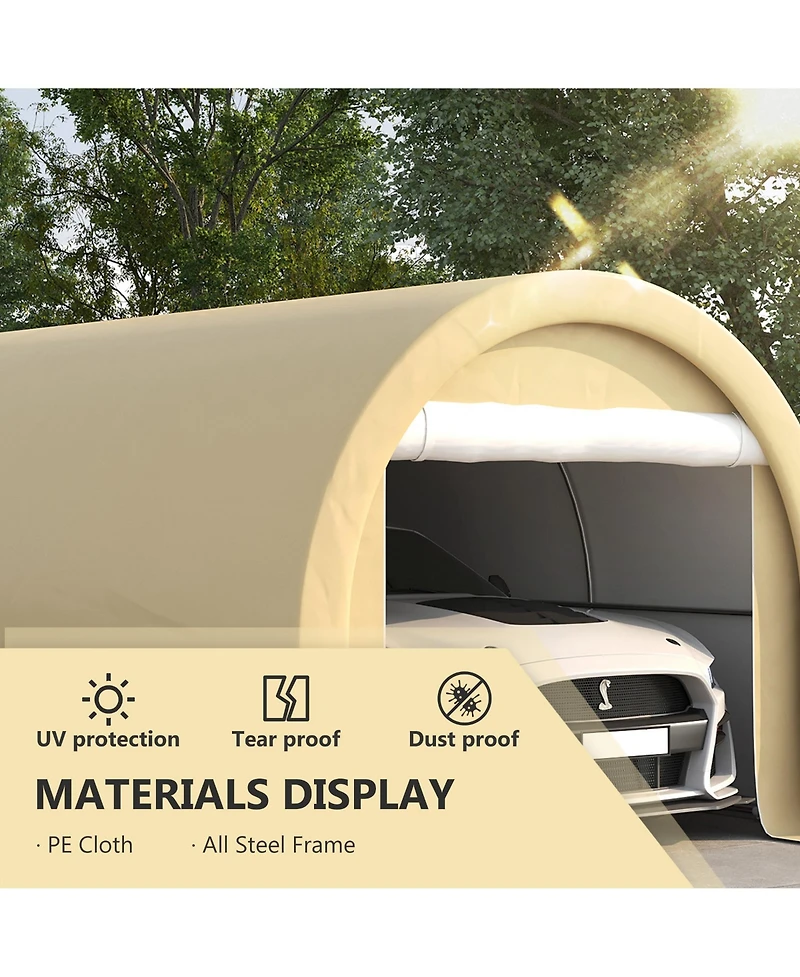 10' x 16' Heavy Duty Car/Garage Portable Storage Tent