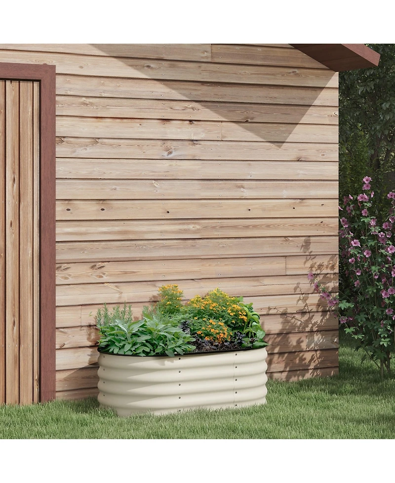 Galvanized Raised Garden Bed Kit (3.5' x 2' x 1.4')