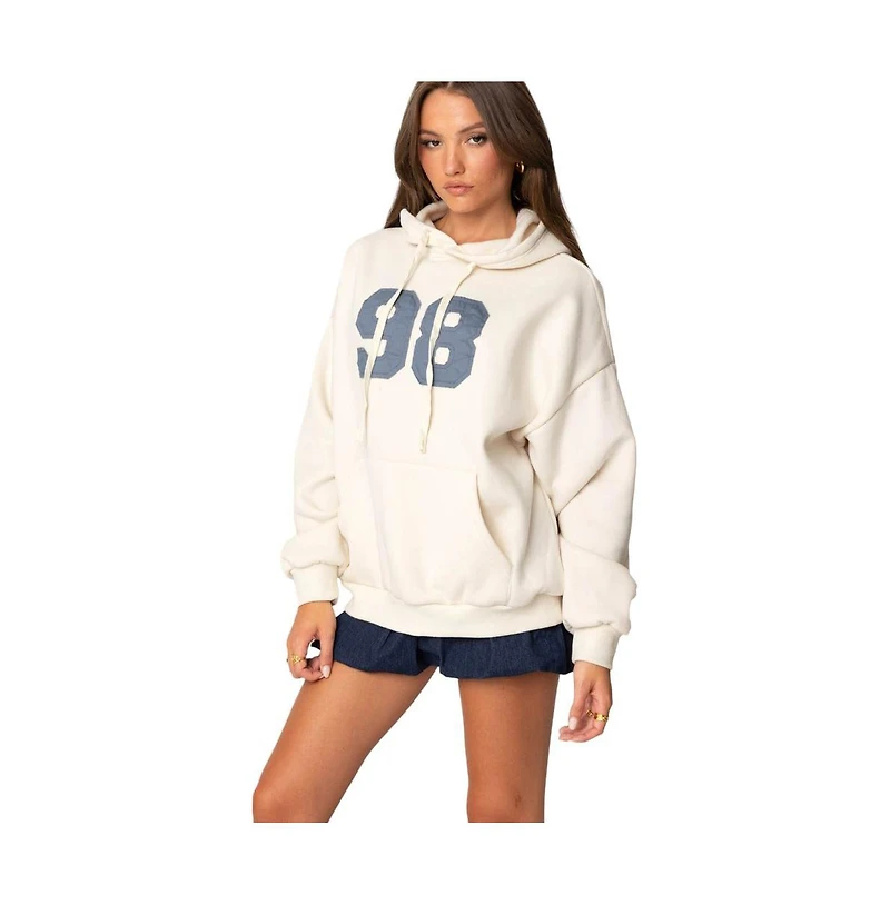 Edikted Womens 98 Oversized Hoodie