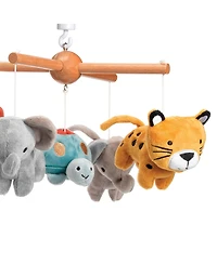Lambs & Ivy Wild Life Musical Baby Nursery Crib Mobile - Protect the Animals