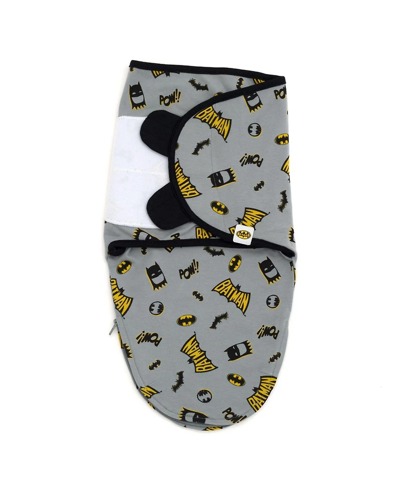 Dc Comics Baby Boys Justice League The Flash Superman Batman 3 Pack Swaddle Sacks Newborn to