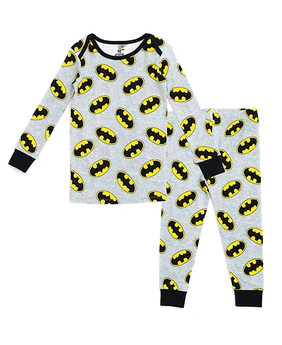 Justice League Toddler Boys Dc Comics Pajama Shirt and Pants Sleep Set