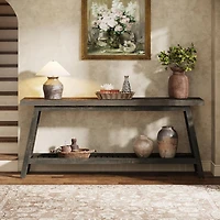Tribesigns Farmhouse Console Entryway Table: 70.9 Inches Extra Long Console Table for Entryway