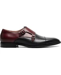 Stacy Adams Men's Raythorne Cap Toe Double Monk Strap Shoes