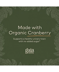 Gaia Herbs Cranberry Concentrate - Helps Maintain Urinary Tract Health - Made With Organic Cranberry Fruit Juice Extract in Convenient Capsules