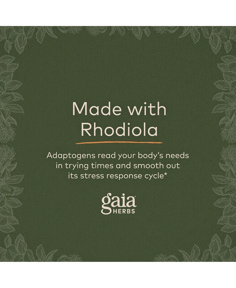Gaia Herbs Adrenal Health Daily Support - With Ashwagandha, Holy Basil & Schisandra