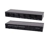 Pyle 4-Channel Stereo Speaker Selector with Volume Control