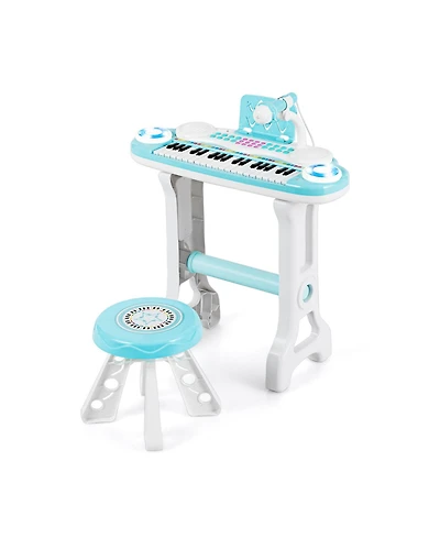 Sugift 37-key Kids Electronic Piano Keyboard Playset