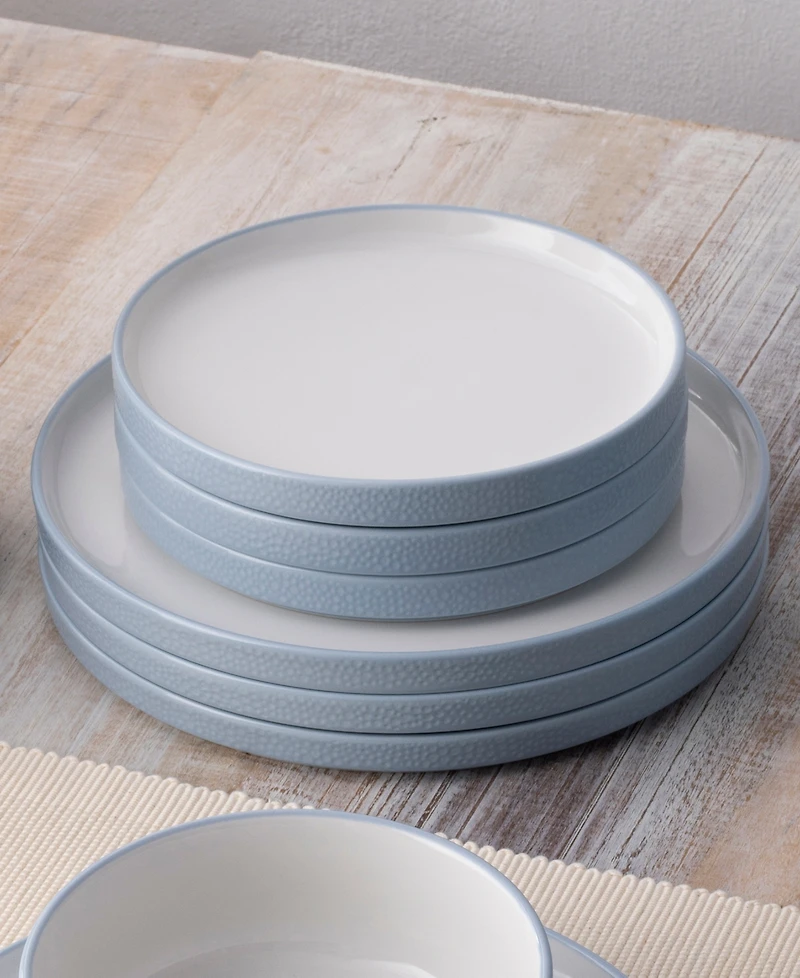 Noritake Colortex Stone Stax Dinner Plates, Set of 4