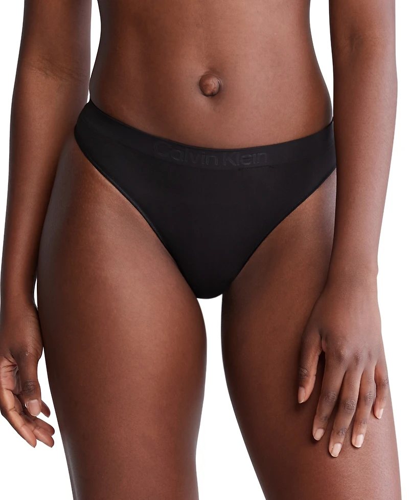 Calvin Klein Women's Bonded Flex Mid-Rise Thong 3 Pack QD5211
