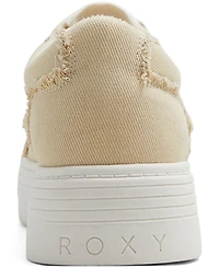 Roxy Women's Sheilahh 2.0 Fray Lace-Up Sneakers