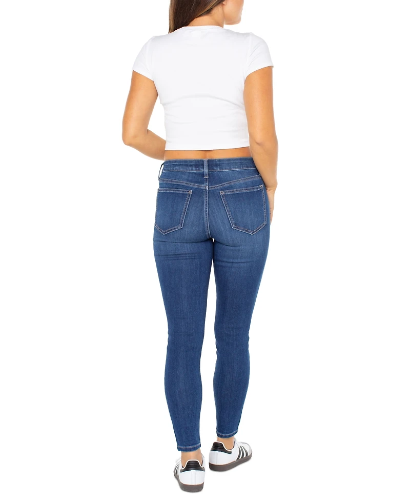 Celebrity Pink Juniors' Mid Rise Skinny Ankle Jeans