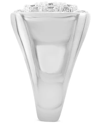 Effy Men's Zircon Cluster Ring (2-3/8 ct. t.w.) in Sterling Silver