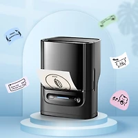 Label Maker Machine with Tape, PM220 Bluethooth Printer, 2 Inch Portable Thermal Printer for Small Business, Address, Logo, Clothing, Sticker Pr