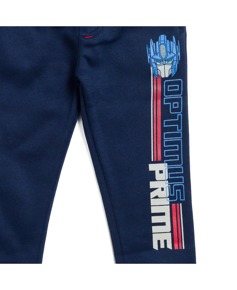 Transformers Boys Optimus Prime Bumblebee Fleece 2 Pack Pants to
