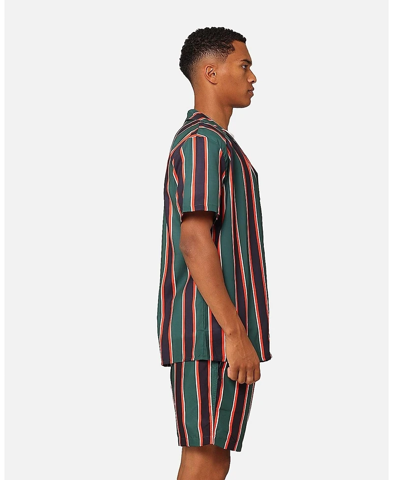 Xxiii Men's Steven Stripe Button Up Shirt - Multi