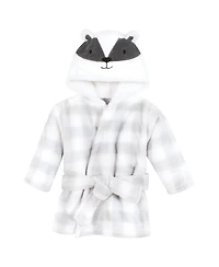 Hudson Baby Boys Unisex Cozy Robe & Playtime Buddy Set