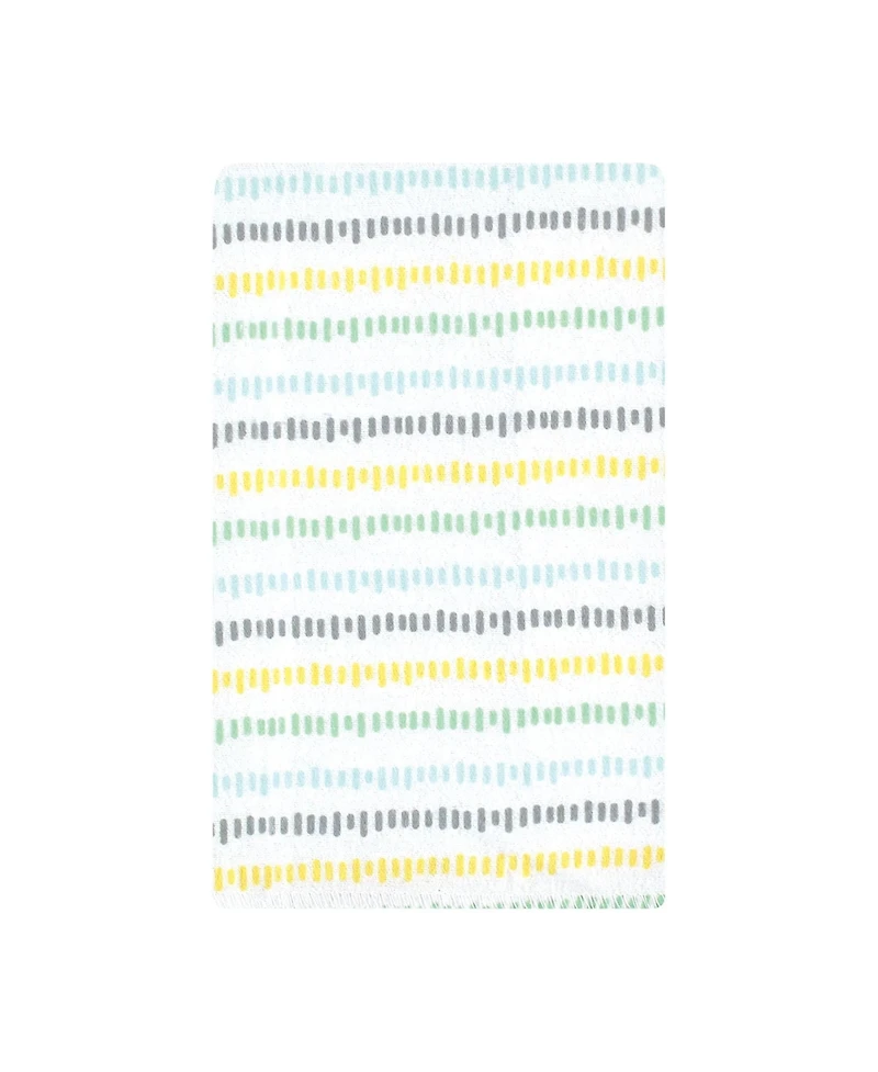 Hudson Baby Cotton Flannel Burp Cloths, 10-Pack, One Size