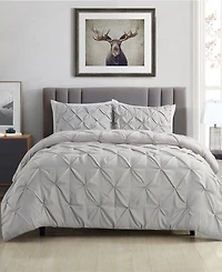 Closeout! Videri Home Pintucked 3-pc. Comforter Set, Full/Queen