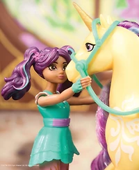 Unicorn Academy Ava Leaf Set with 2 Riding Accessories Toys
