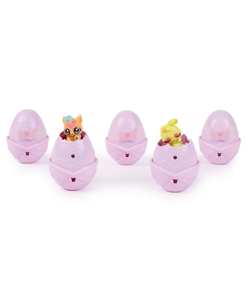 Hatchimals Alive Rainbow Splash Egg Carton Toy Figures