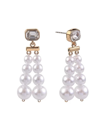 Laundry by Shelli Segal Pearl Linear Earrings