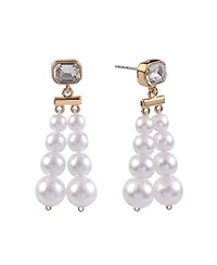 Laundry by Shelli Segal Pearl Linear Earrings