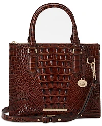 Brahmin Anywhere Convertible Melbourne Embossed Leather Satchel
