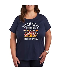 Hybrid Apparel Trendy Plus Size Disney Thankfull Graphic T-shirt