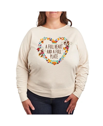 Hybrid Apparel Plus Size Disney Full Heart Graphic Pullover T-shirt