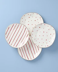 Lenox Garnet Bay Dessert Plates, Set of 4