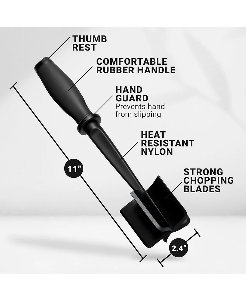 Ground Meat Beef Chopper Hamburger Smasher Tool